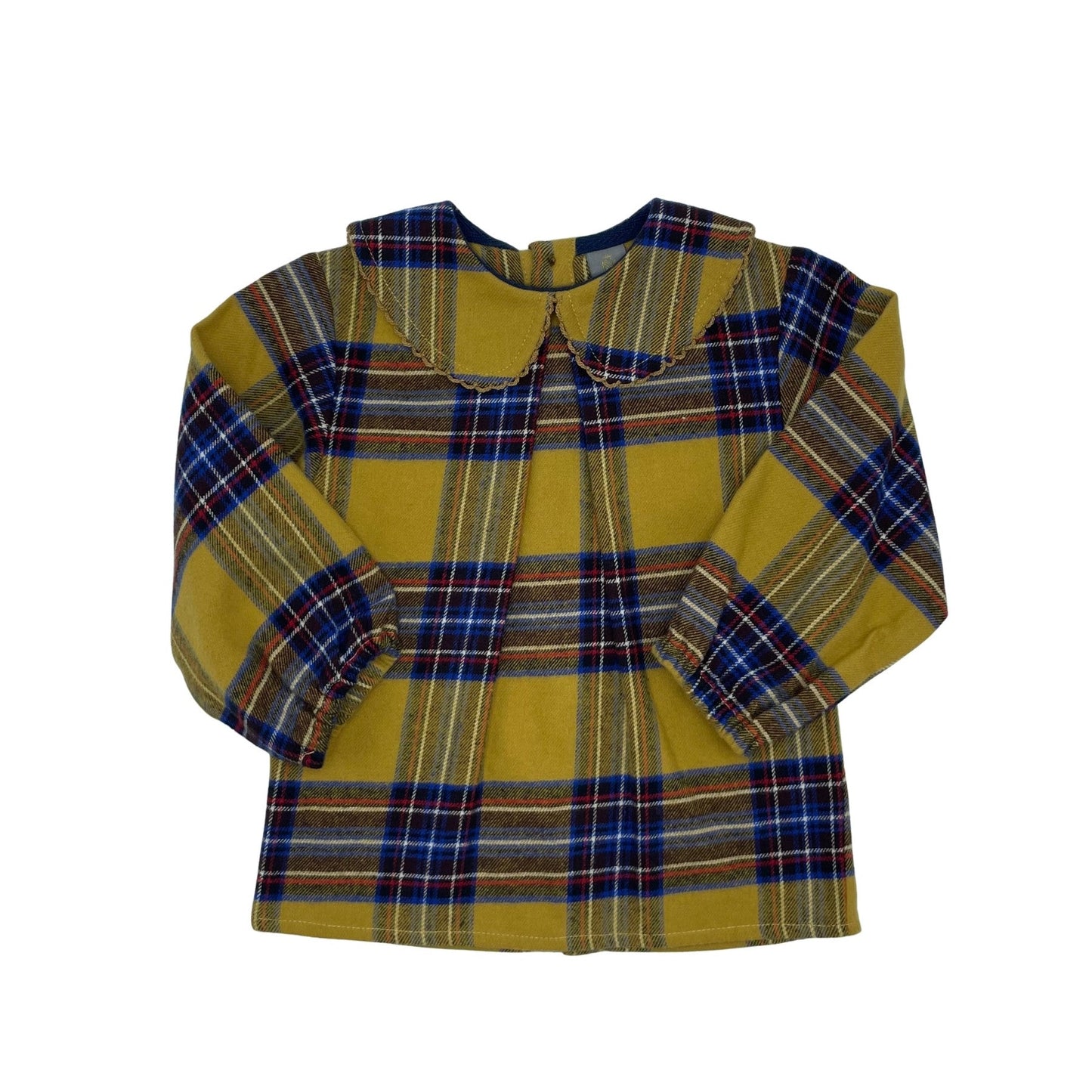 Best Frendz Plaid Yellow Blouse ( SZ 18m - 4 )