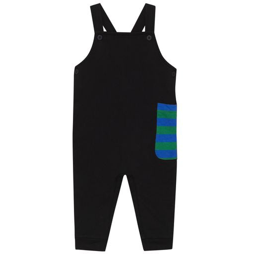 Mini P striped pocket romper (SZ 12m-3yr)