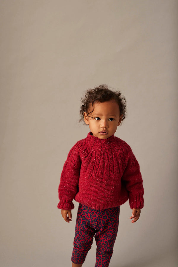 Cozmo Tweed mock neck baby sweater ( Sz12m - 24m )