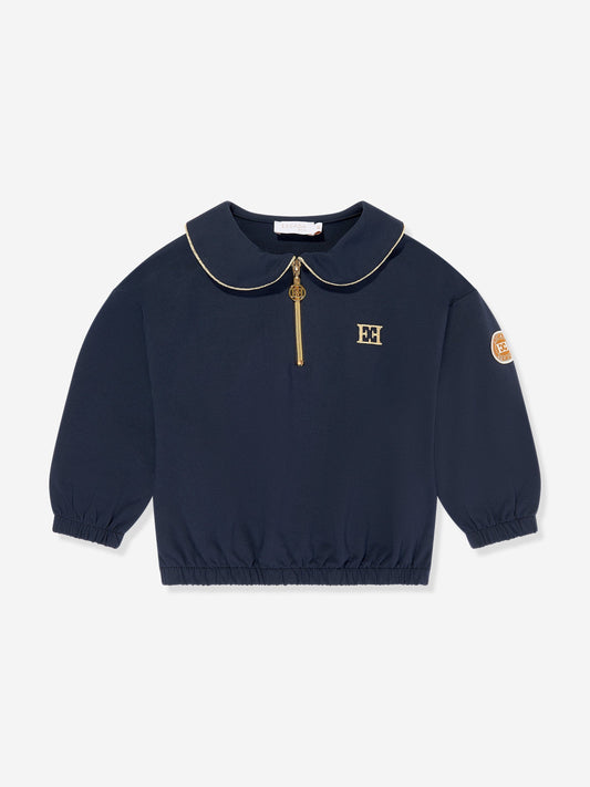 Escada Navy Jersey (SZ 10-16)