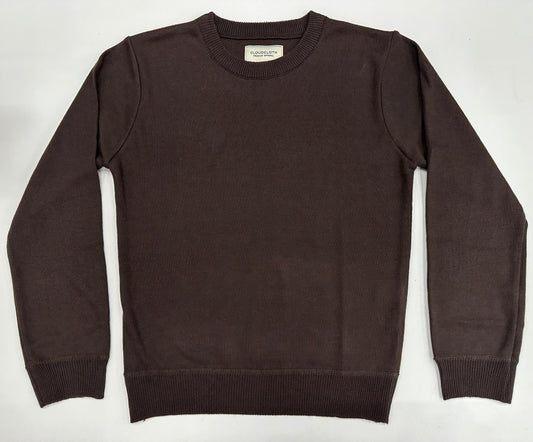 AXNY Brown crew neck sweater ( SZ 2 -18)