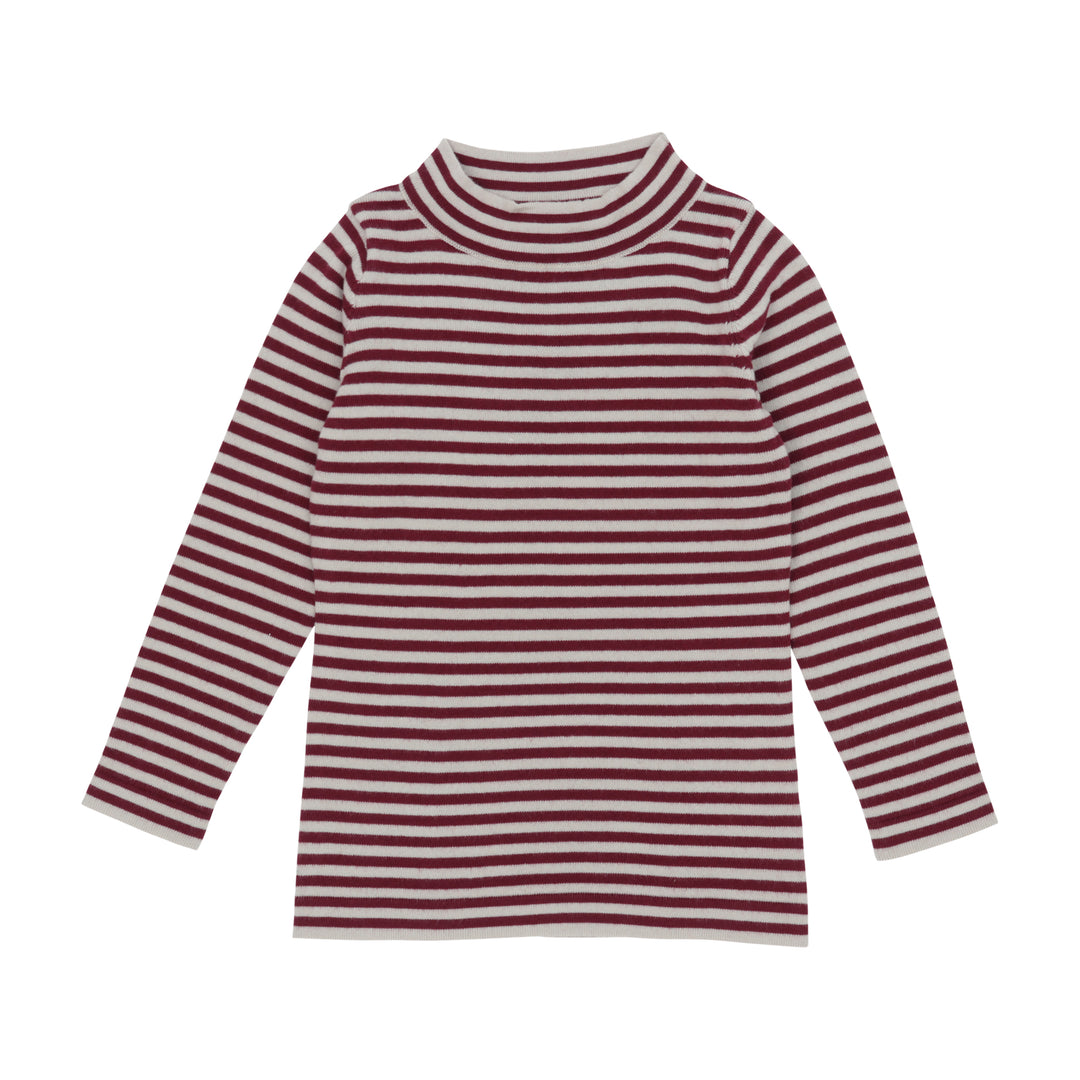 Numu wine striped mock neck (SZ 3-12)