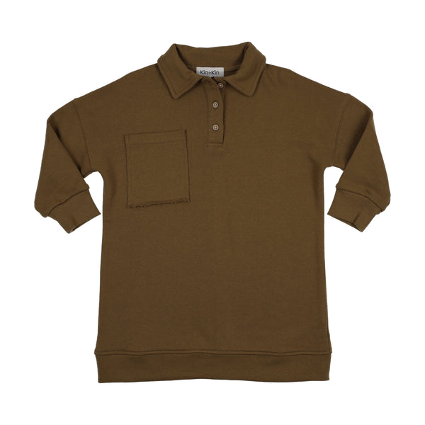 The Embee Striped Scuba SweatDress (SZ  3 - 14 )