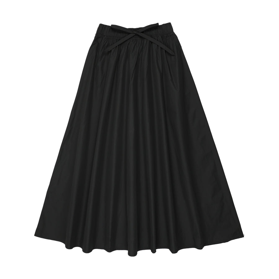 Kin Kin Grey Maxi Taffeta Drawstring Skirt ( Sz 8YR- 22YR)