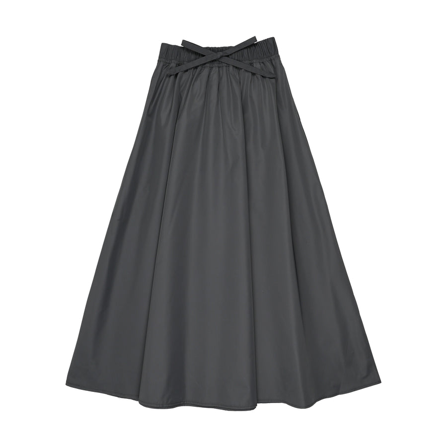 Kin Kin Grey Maxi Taffeta Drawstring Skirt ( Sz 8YR- 22YR)