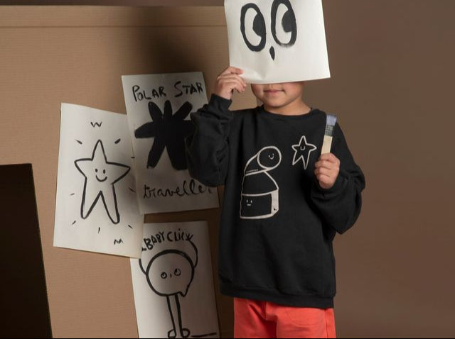 Babyclic print sweat (SZ 18m-10yr)