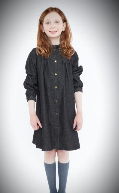 Bunny Kids denim shirt dress (SZ 3-14)