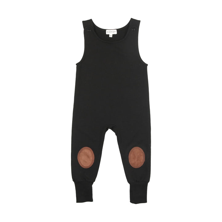 Bopop Suede Patch Overalls ( Sz 6m - 3y )