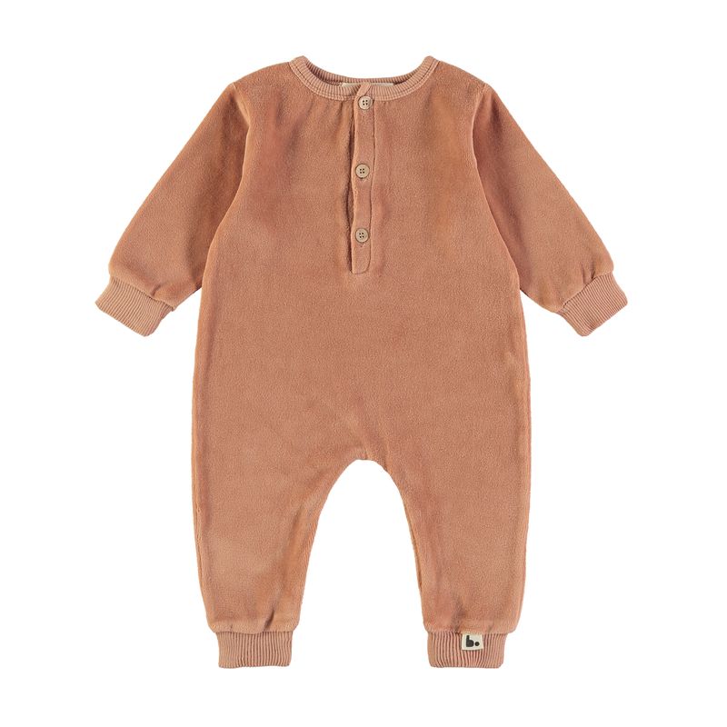 Babyclic velour one-piece (SZ 6-12m)