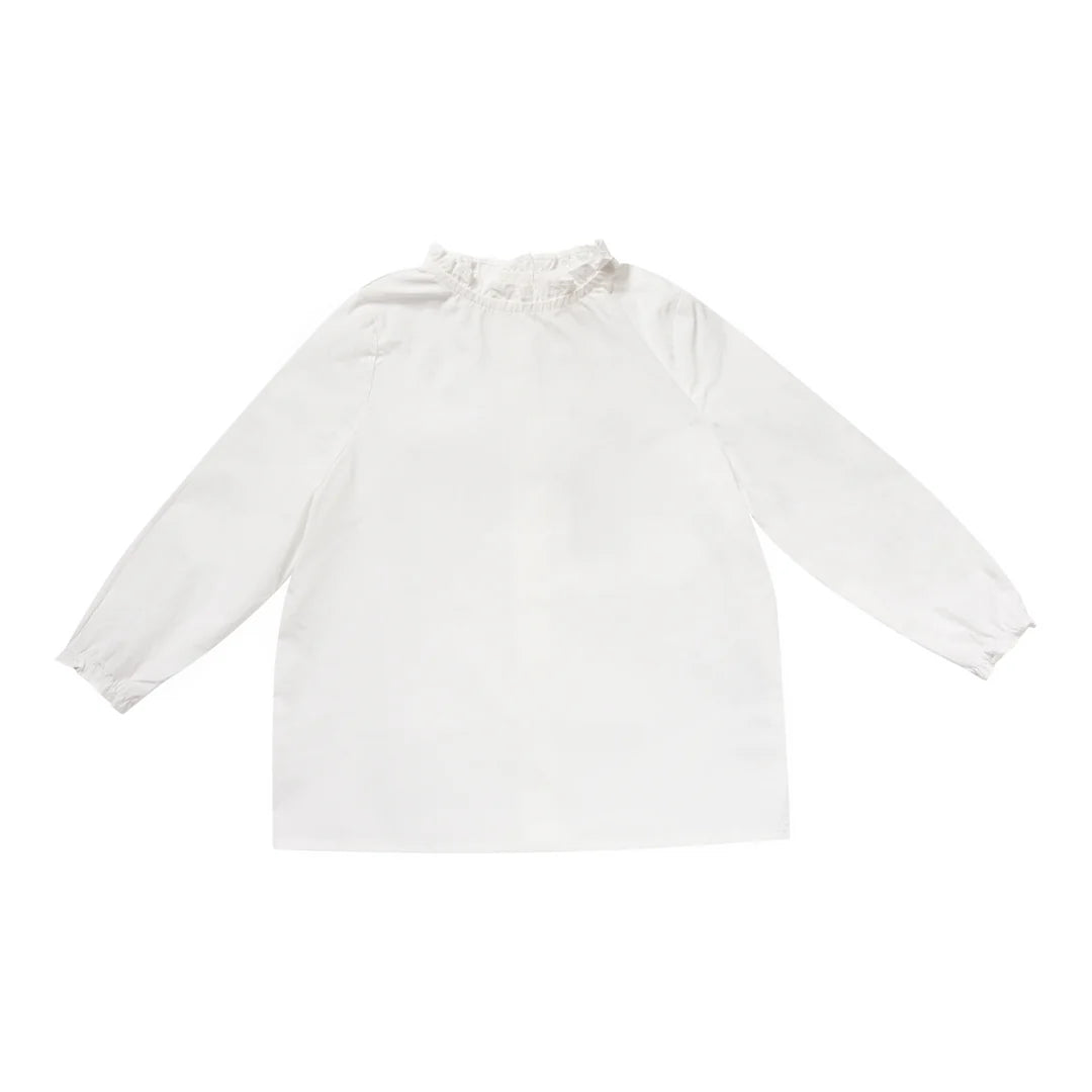 Numu White Frill Collar Blouse - White (2Y-16Y)