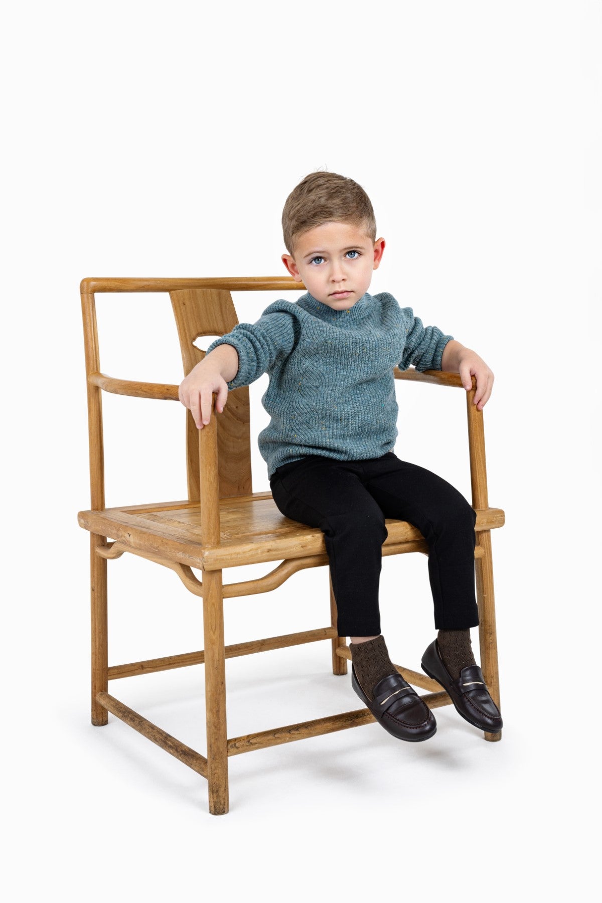 Best Frendz Sea Speckled knitsweater ( Sz 10 -14 )