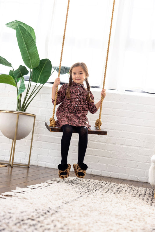 Best Friendz Pink Cheetah Dress (SZ 2-16) -