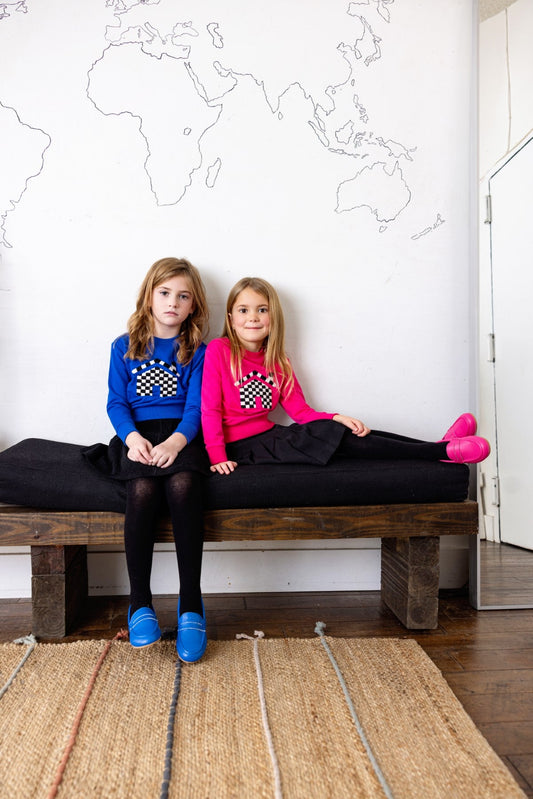 Best frendz Checkered top ( Sz 18m - 8 )