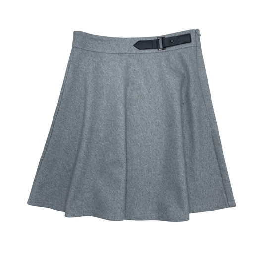 Sciacca A-Line Wool Skirt - Reg Gray (2y-22y)