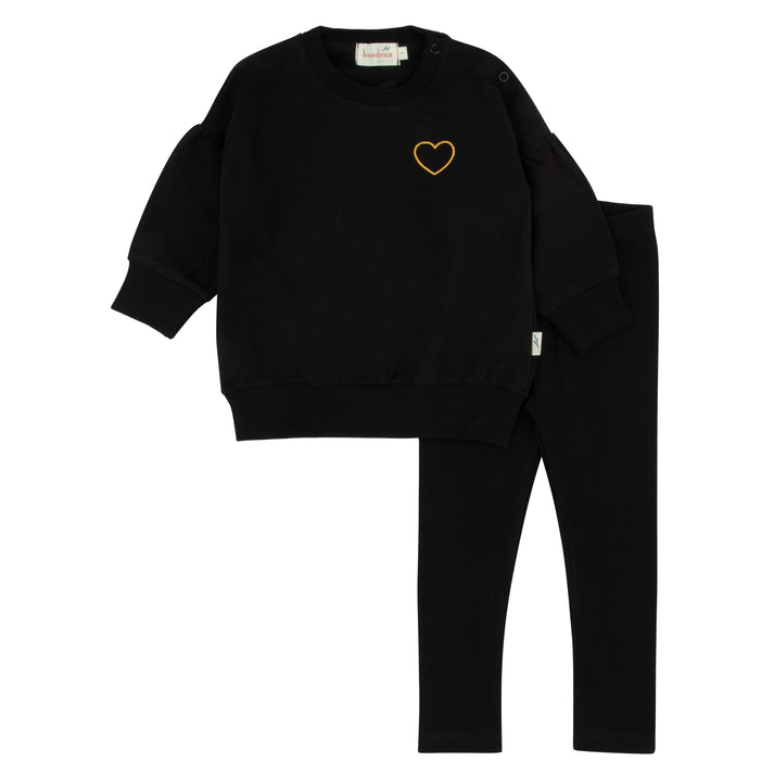 Bondoux Girls Black 2pc set ( Sz 18m - 3)