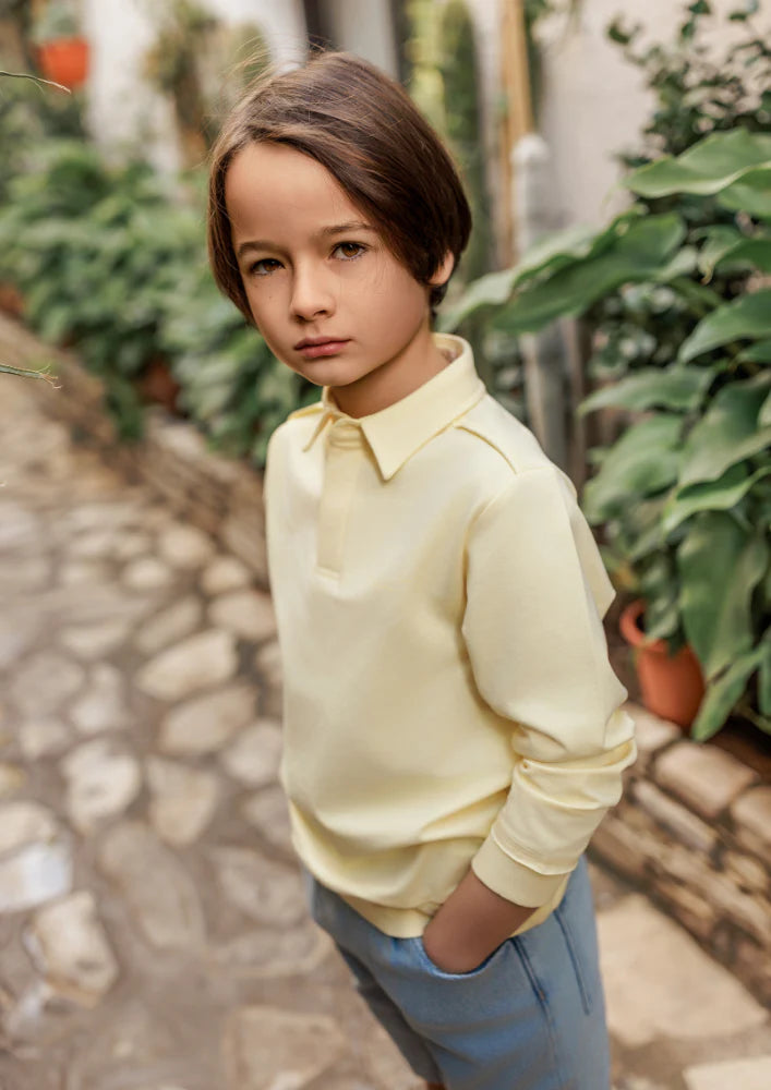 Kai Kelly Yellow Polo L/S (SZ 5 - 18 )