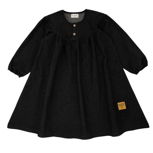 Bondoux Yellow Demin Dress ( SZ 2 - 12 )