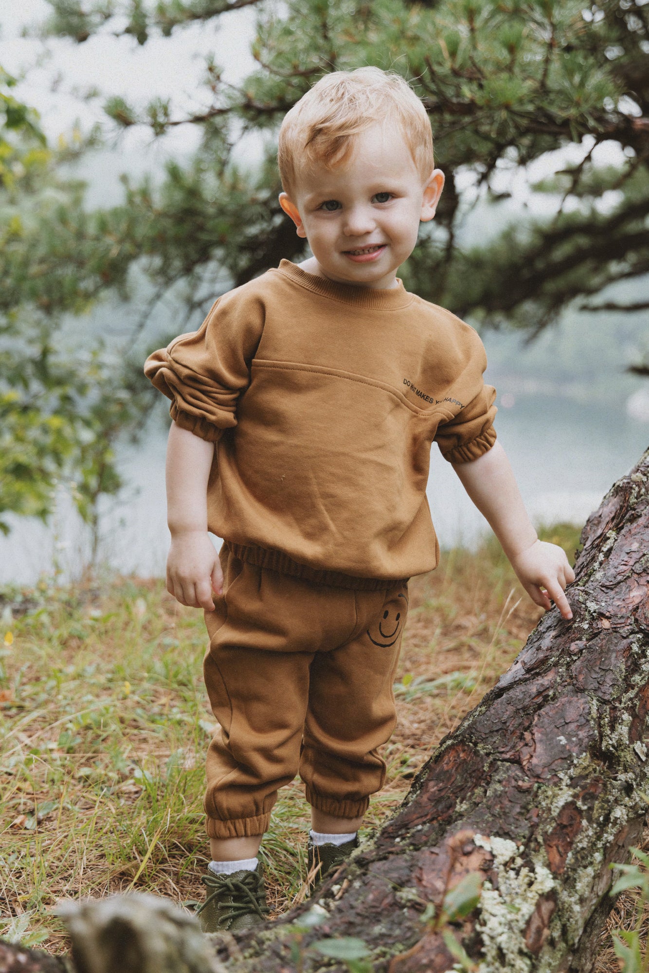 Farren and Me French Terry 2-Piece Set - Ochre (12M-3Y)