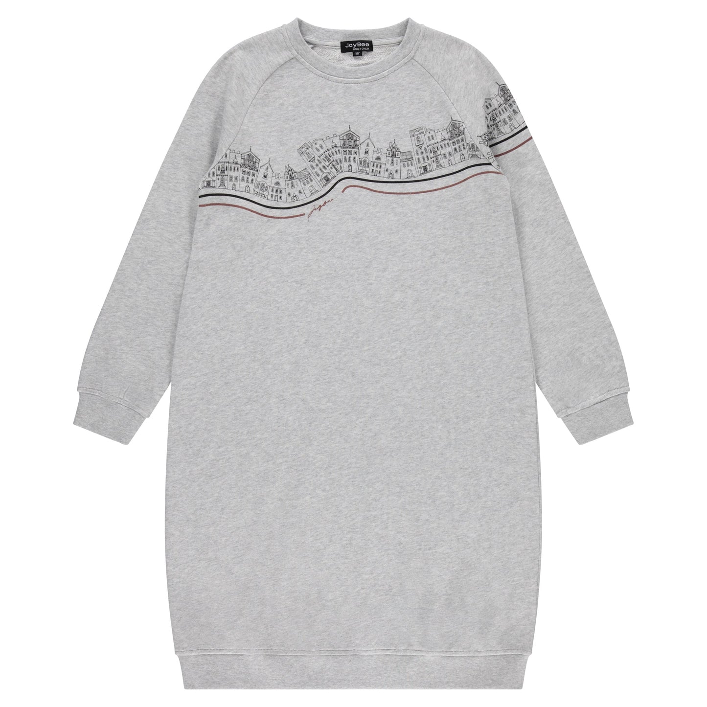 Jay Bee Graphic sweat Dress ( SZ 3 - 14)