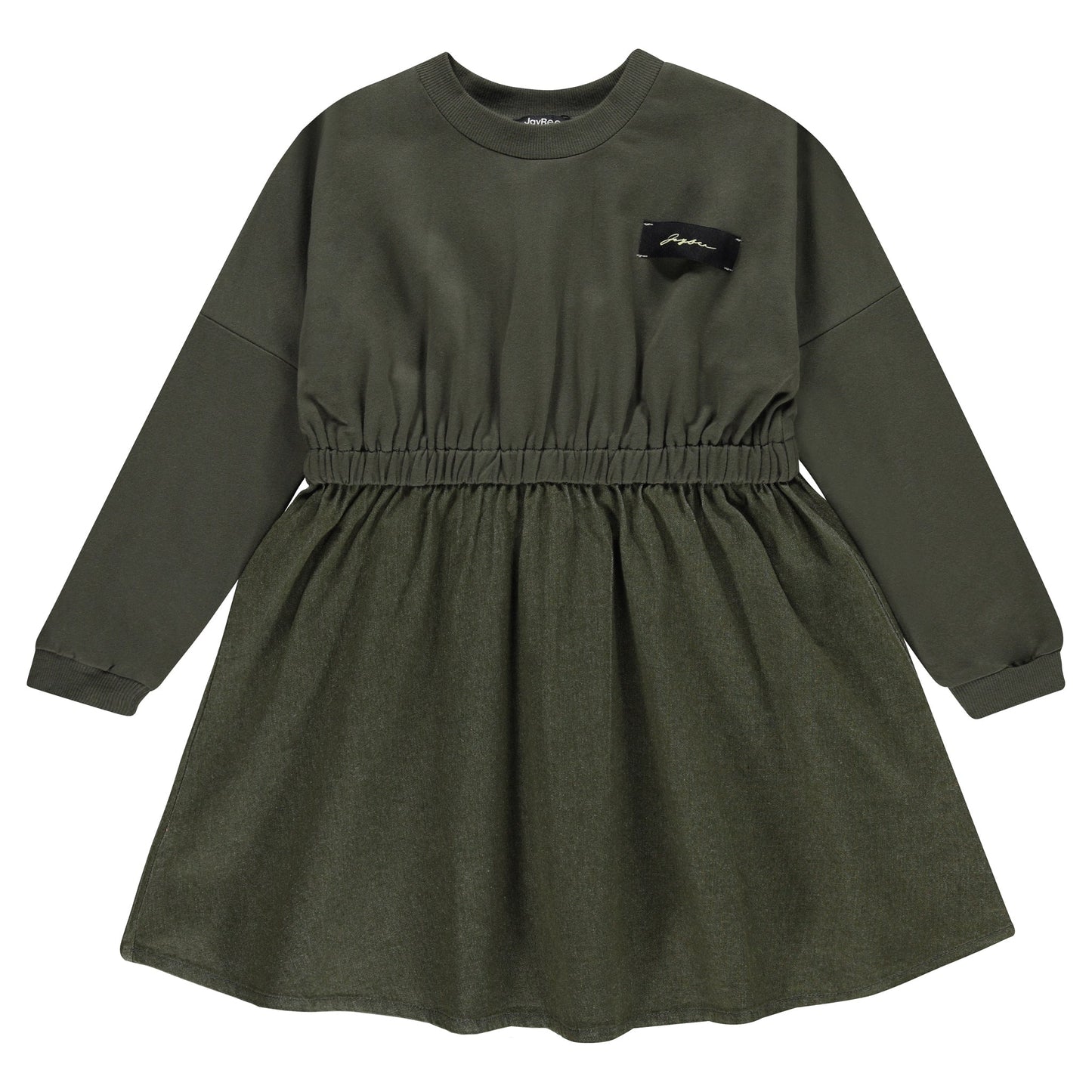 Jay Bee Mock 2-piece Denim Dress (Sz 8-16 )