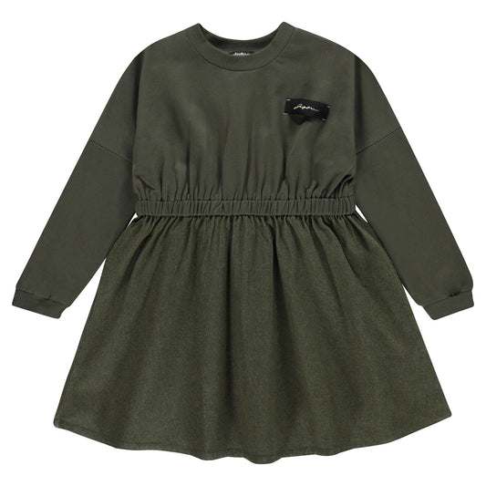 Jay Bee Mock 2-piece Denim Dress (Sz 8-16 )