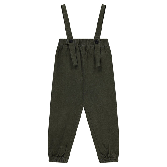 Jay bee Boys Green Denim romper ( SZ 9m - 3 )