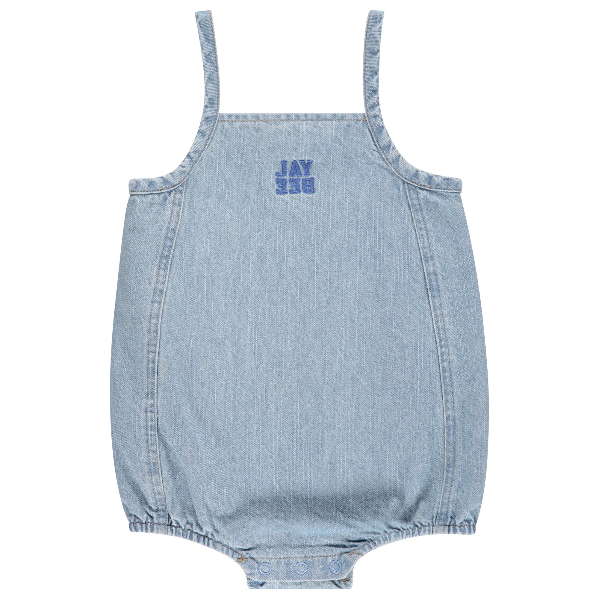 JayBee Demin Panel romper (SZ 12m - 3 )
