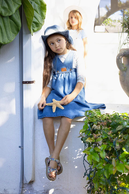 Bondoux Blue demin Jumper (SZ 3 - 14 )