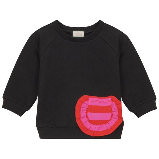 Mini P striped pocket sweat (SZ 18m-12yr)
