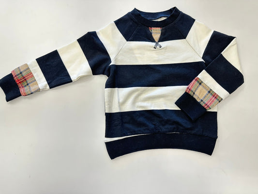 Best Frendz plaid Sweatshirt (SZ 24m - 10 )