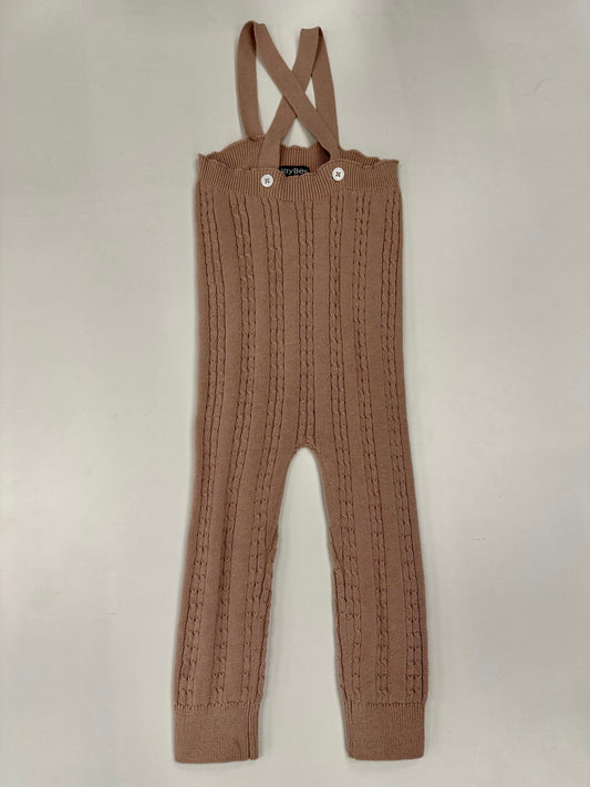 Jay bee sweater knit overalls ( SZ 9m-3 )