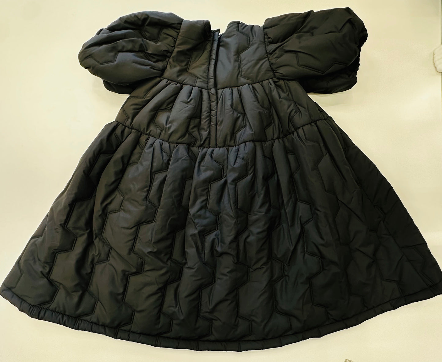 Marli Riches Quilted Gathered Party Dress - Black (2Y to 6Y)