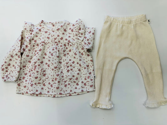 Petit Indi  two pieces floral ( Sz 9m - 24m )