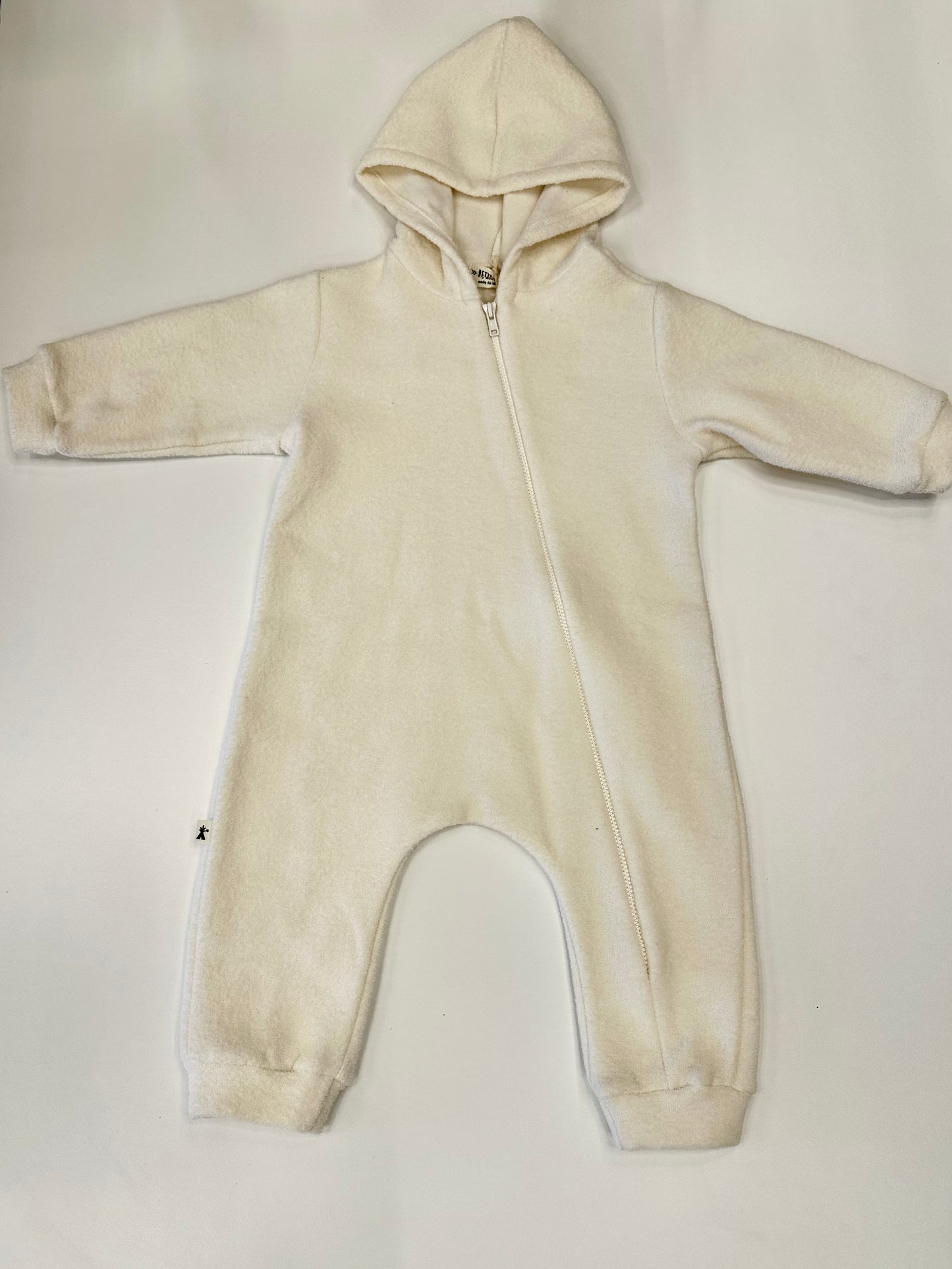 Petit Indi white Overall ( 6m - 12m )