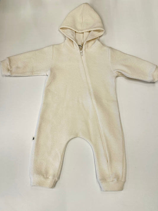 Petit Indi white Overall ( 6m - 12m )