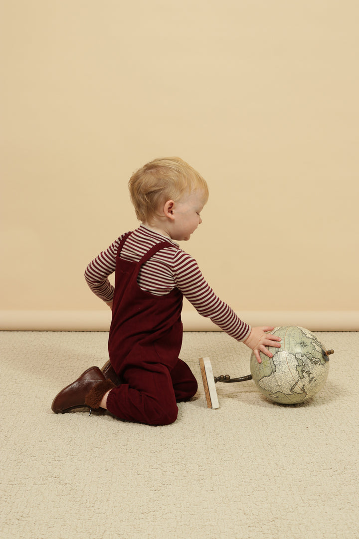 Numu corduroy wine romper (SZ 12m-2yr)