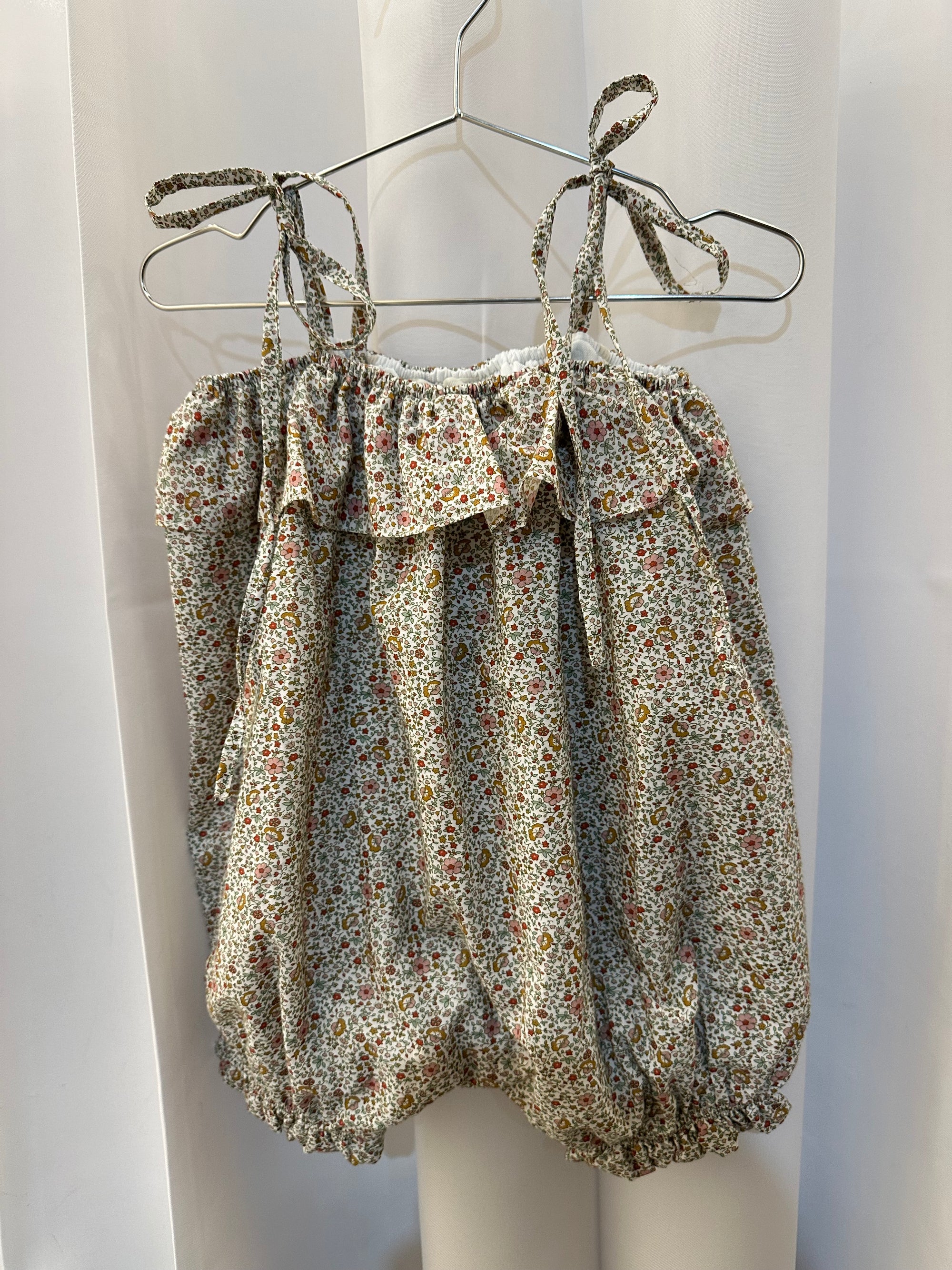 Pernille Fedora romper liberty Fabric (SZ 12m -24m)