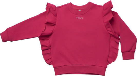 Tiny too Ruffle Top pink (12m -10y)