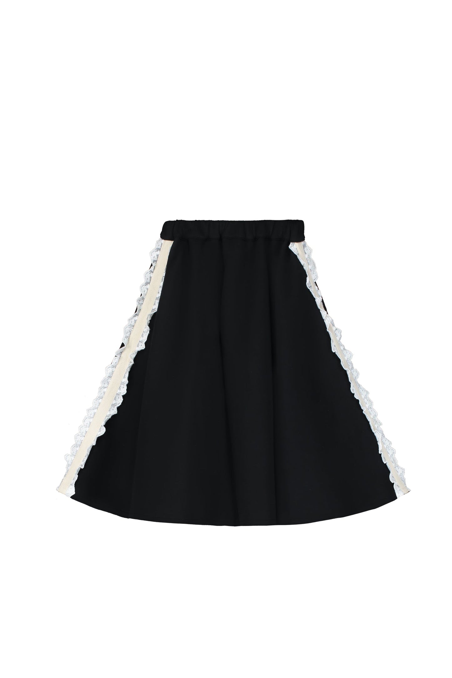 Little Creative Factory Neoprene Lace Skirt - Black (2Y-3Y to M)