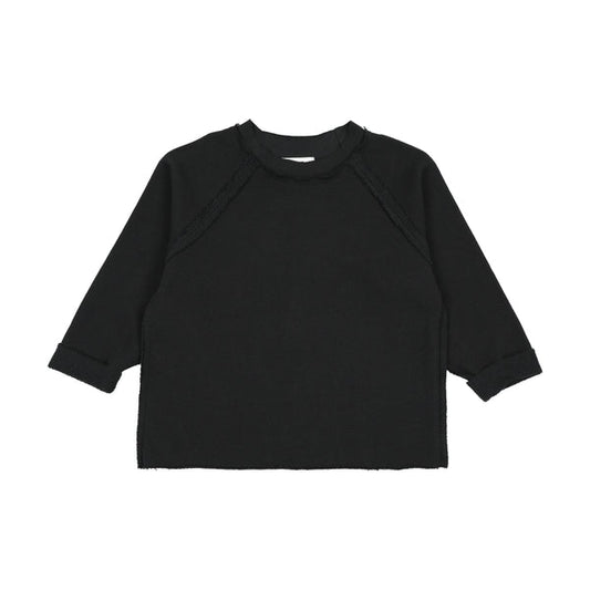 Kin Kin Black Raglan Sleeve Sweatshirt ( Sz 3-14)