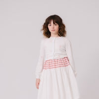 Kipp White Loretta Cardigan ( Sz 8 - 16 )