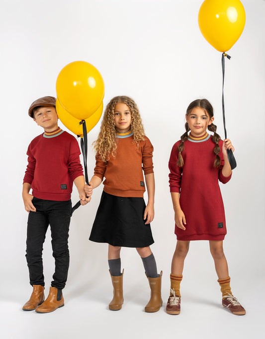 Kix6440 striped scuba sweat dress (SZ 3-14)