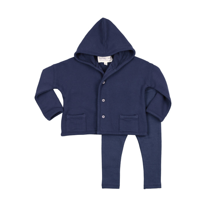 Kin Kin hooded Cardigan set  ( Sz 12m - 4 )