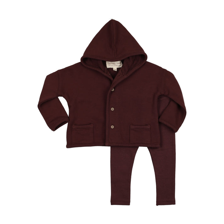 Kin Kin hooded Cardigan set  ( Sz 12m - 4 )