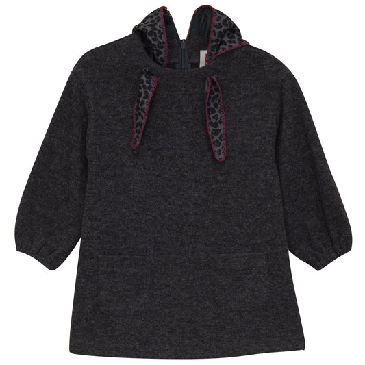 Pompomme6324 tie detail dress (SZ 2-8)