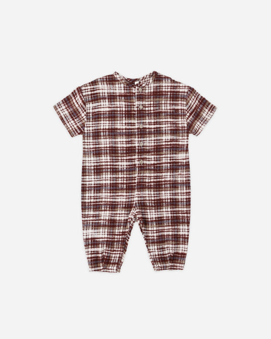 Rylee Cru507 plaid jumpsuit (SZ 6-24m)