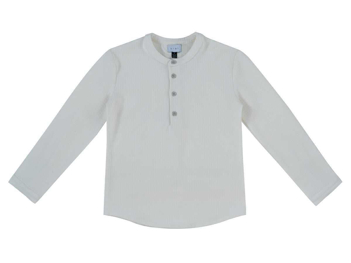 Klai Mikey Shirt - White (3Y-12Y)