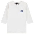 JAY BEE white tee ( sz 5y - 16 )