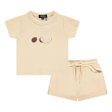 JAY BEE coconut tee & short set ( sz 24y - 6y )