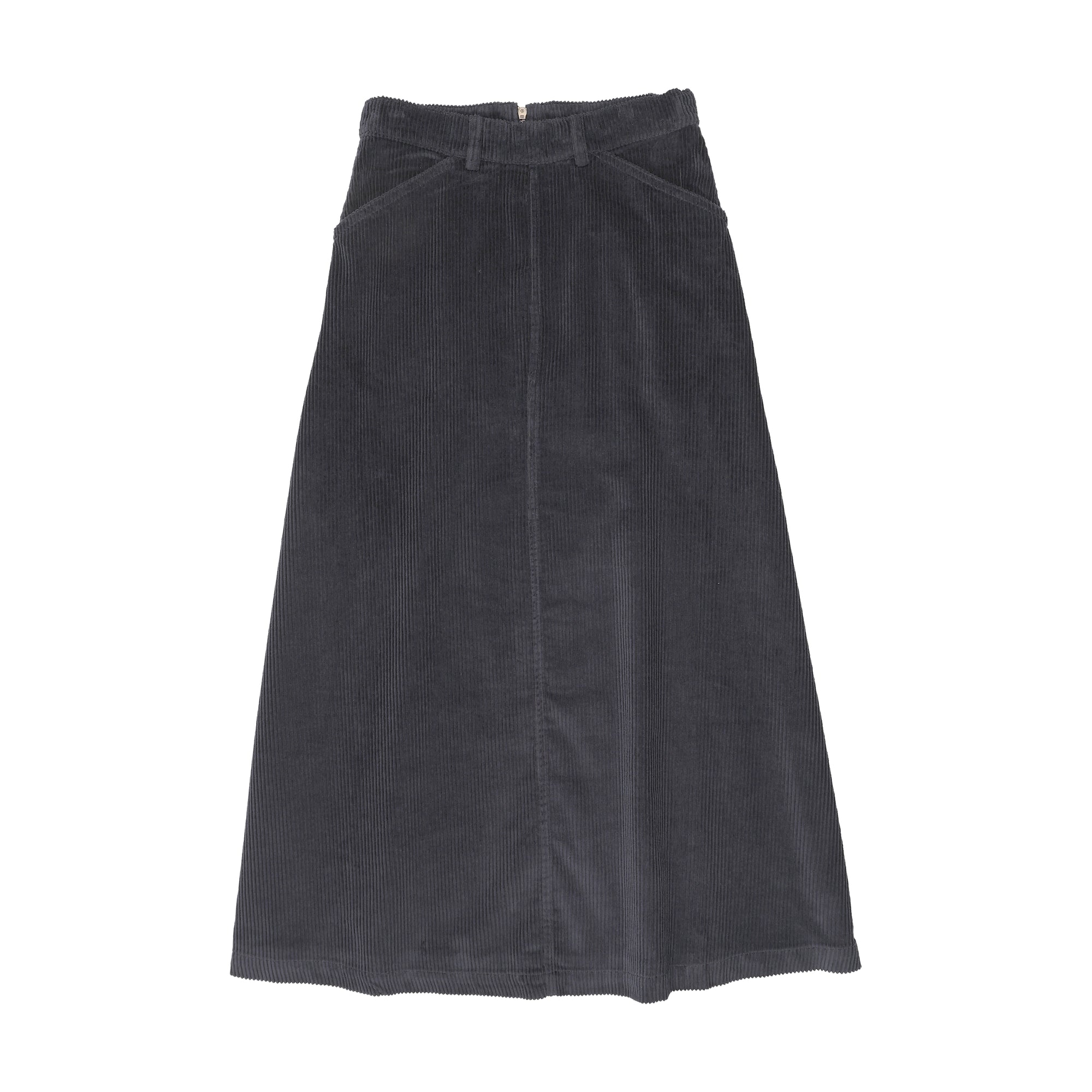 KIN+KIN Corduroy Maxi Skirt - Navy (14Y-22Y)